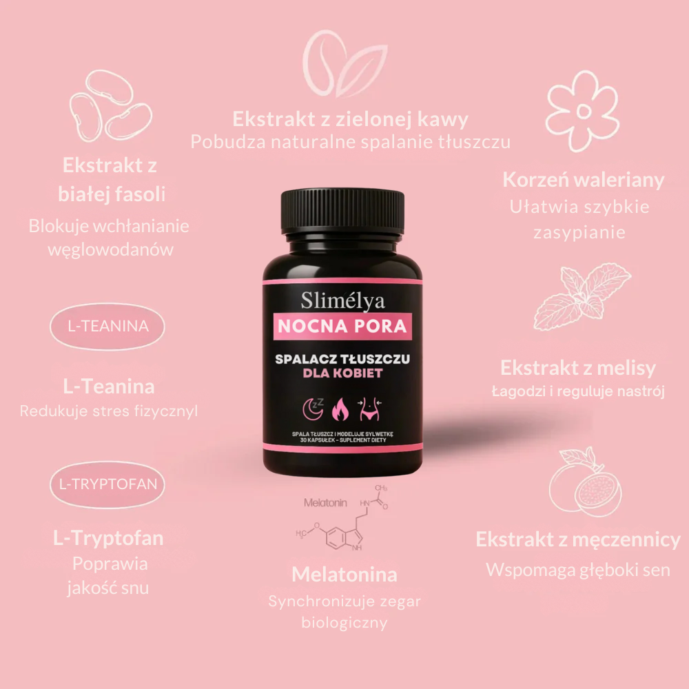 Slimélya® : Naturlig fettförbrännare för natten – 100 % naturlig (−70%)